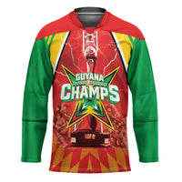 Custom Guyana Cricket Hockey Jersey Amazon Warriors Glorious Victory - Wonder Print Shop