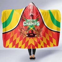 Guyana Cricket Hooded Blanket Amazon Warriors Glorious Victory - Wonder Print Shop
