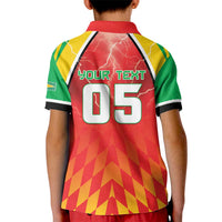 Custom Guyana Cricket Kid Polo Shirt Amazon Warriors Glorious Victory - Wonder Print Shop