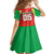Custom Guyana Cricket Kid Short Sleeve Dress Amazon Warriors Glorious Victory - Wonder Print Shop