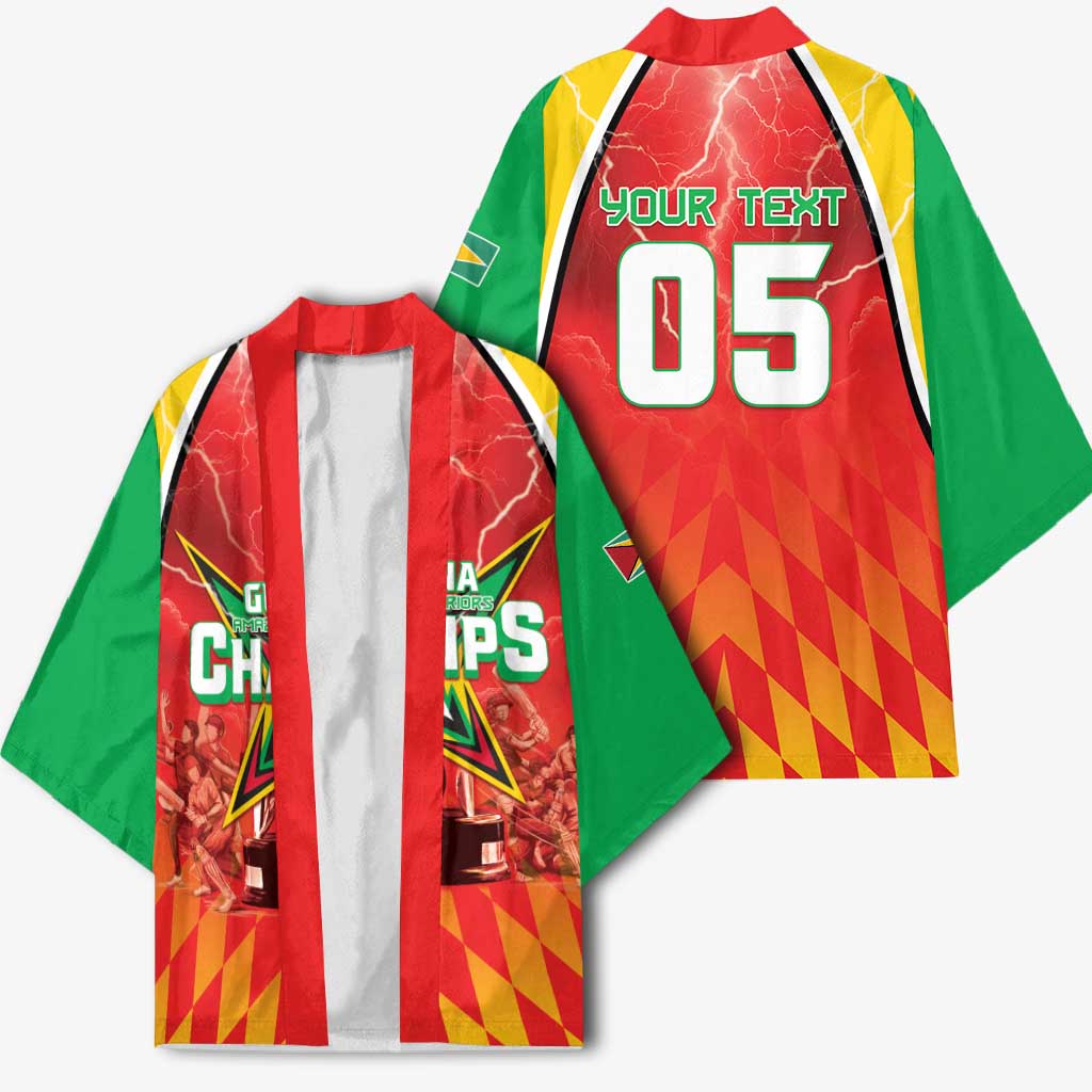 Custom Guyana Cricket Kimono Amazon Warriors Glorious Victory - Wonder Print Shop