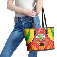 Guyana Cricket Leather Tote Bag Amazon Warriors Glorious Victory - Wonder Print Shop