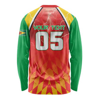 Custom Guyana Cricket Long Sleeve Shirt Amazon Warriors Glorious Victory - Wonder Print Shop