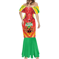 Custom Guyana Cricket Mermaid Dress Amazon Warriors Glorious Victory - Wonder Print Shop