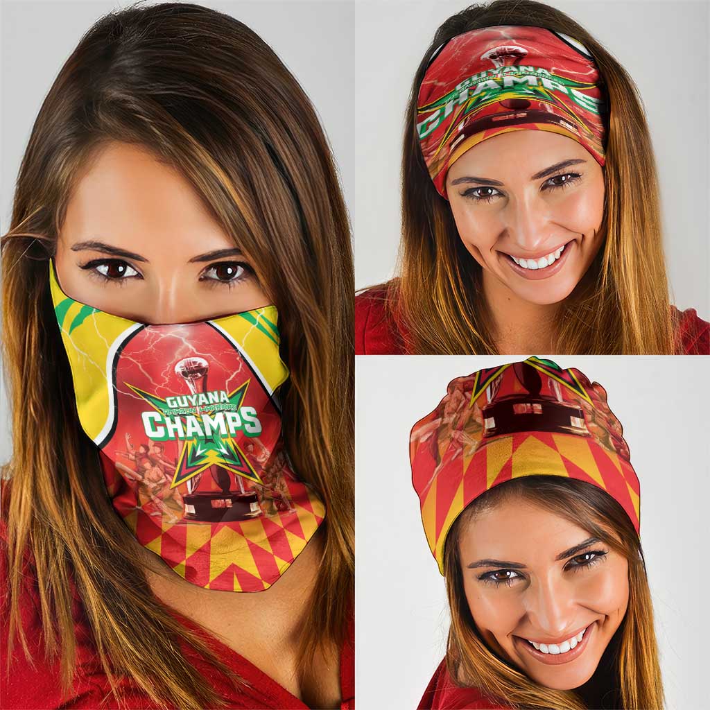 Guyana Cricket Neck Gaiter Amazon Warriors Glorious Victory - Wonder Print Shop