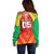 Custom Guyana Cricket Off Shoulder Sweater Amazon Warriors Glorious Victory - Wonder Print Shop