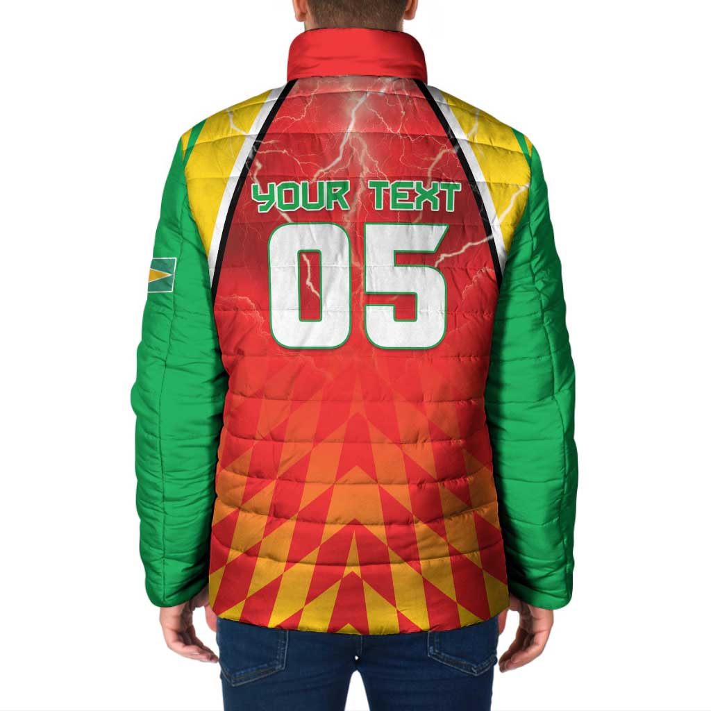 Custom Guyana Cricket Padded Jacket Amazon Warriors Glorious Victory - Wonder Print Shop