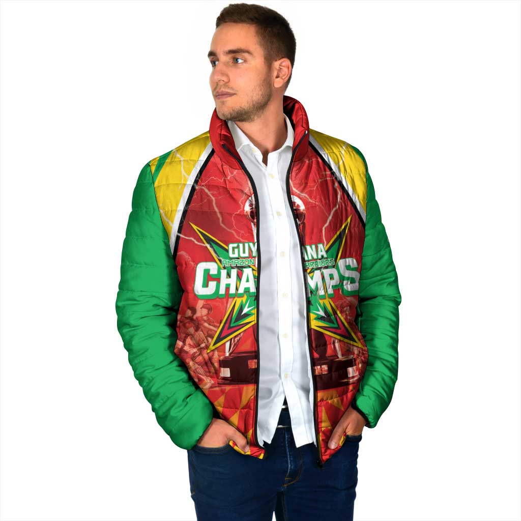 Custom Guyana Cricket Padded Jacket Amazon Warriors Glorious Victory - Wonder Print Shop
