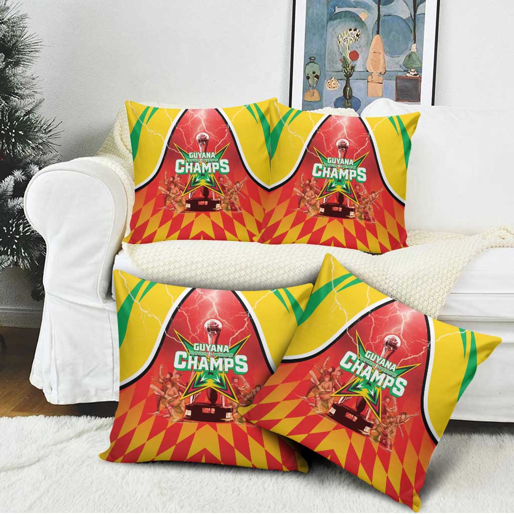 Guyana Cricket Pillow Cover Amazon Warriors Glorious Victory - Wonder Print Shop