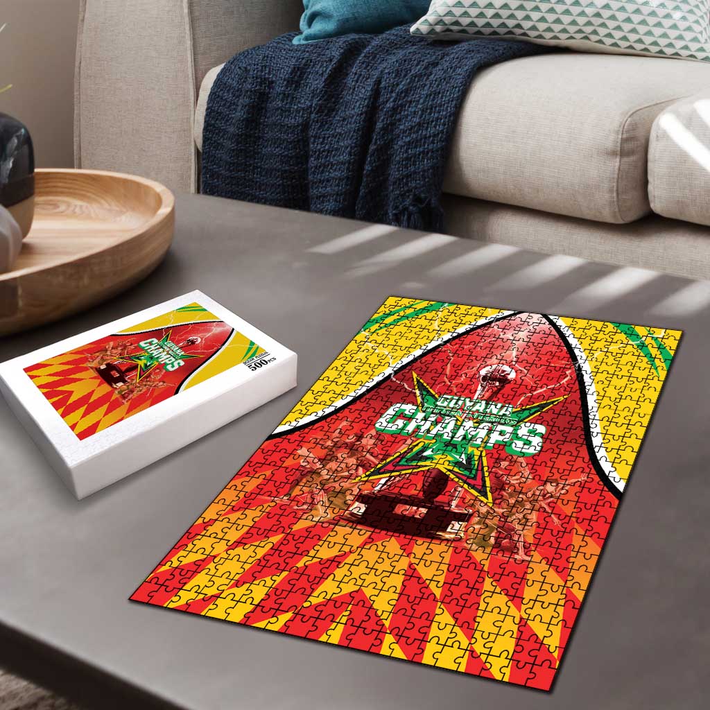 Guyana Cricket Puzzle Amazon Warriors Glorious Victory - Wonder Print Shop