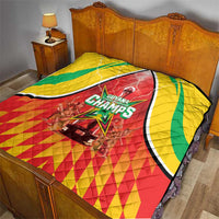 Guyana Cricket Quilt Amazon Warriors Glorious Victory - Wonder Print Shop