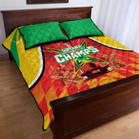 Guyana Cricket Quilt Bed Set Amazon Warriors Glorious Victory - Wonder Print Shop
