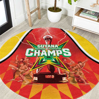 Guyana Cricket Round Carpet Amazon Warriors Glorious Victory - Wonder Print Shop