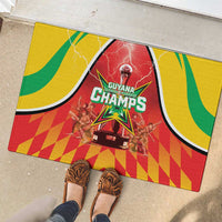 Guyana Cricket Rubber Doormat Amazon Warriors Glorious Victory - Wonder Print Shop