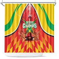 Guyana Cricket Shower Curtain Amazon Warriors Glorious Victory - Wonder Print Shop