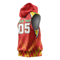 Custom Guyana Cricket Sleeveless Hoodie Amazon Warriors Glorious Victory - Wonder Print Shop