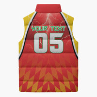 Custom Guyana Cricket Sleeveless Puffer Jacket Amazon Warriors Glorious Victory - Wonder Print Shop