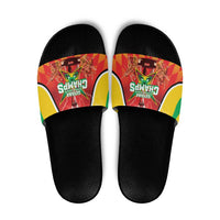 Guyana Cricket Slide Sandals Amazon Warriors Glorious Victory - Wonder Print Shop