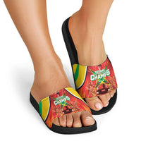 Guyana Cricket Slide Sandals Amazon Warriors Glorious Victory - Wonder Print Shop