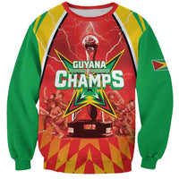 Custom Guyana Cricket Sweatshirt Amazon Warriors Glorious Victory - Wonder Print Shop