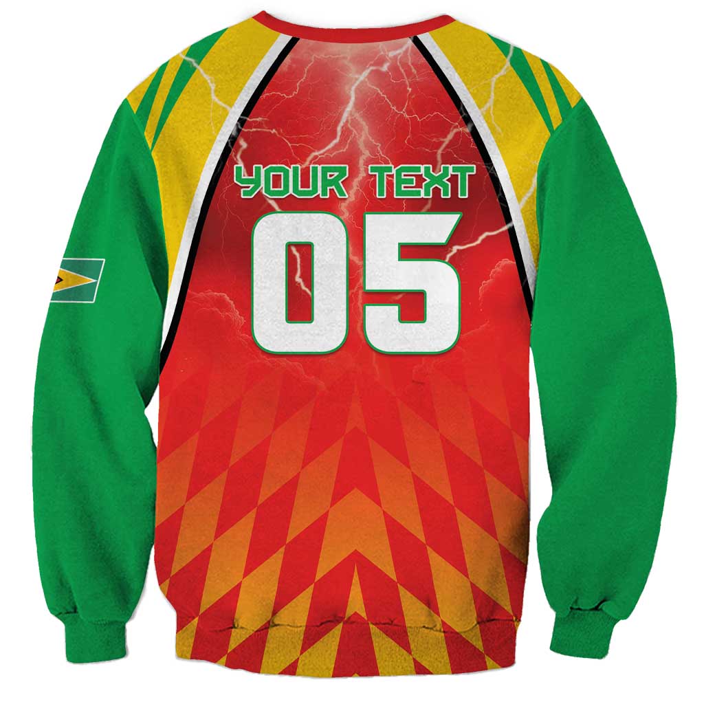 Custom Guyana Cricket Sweatshirt Amazon Warriors Glorious Victory - Wonder Print Shop