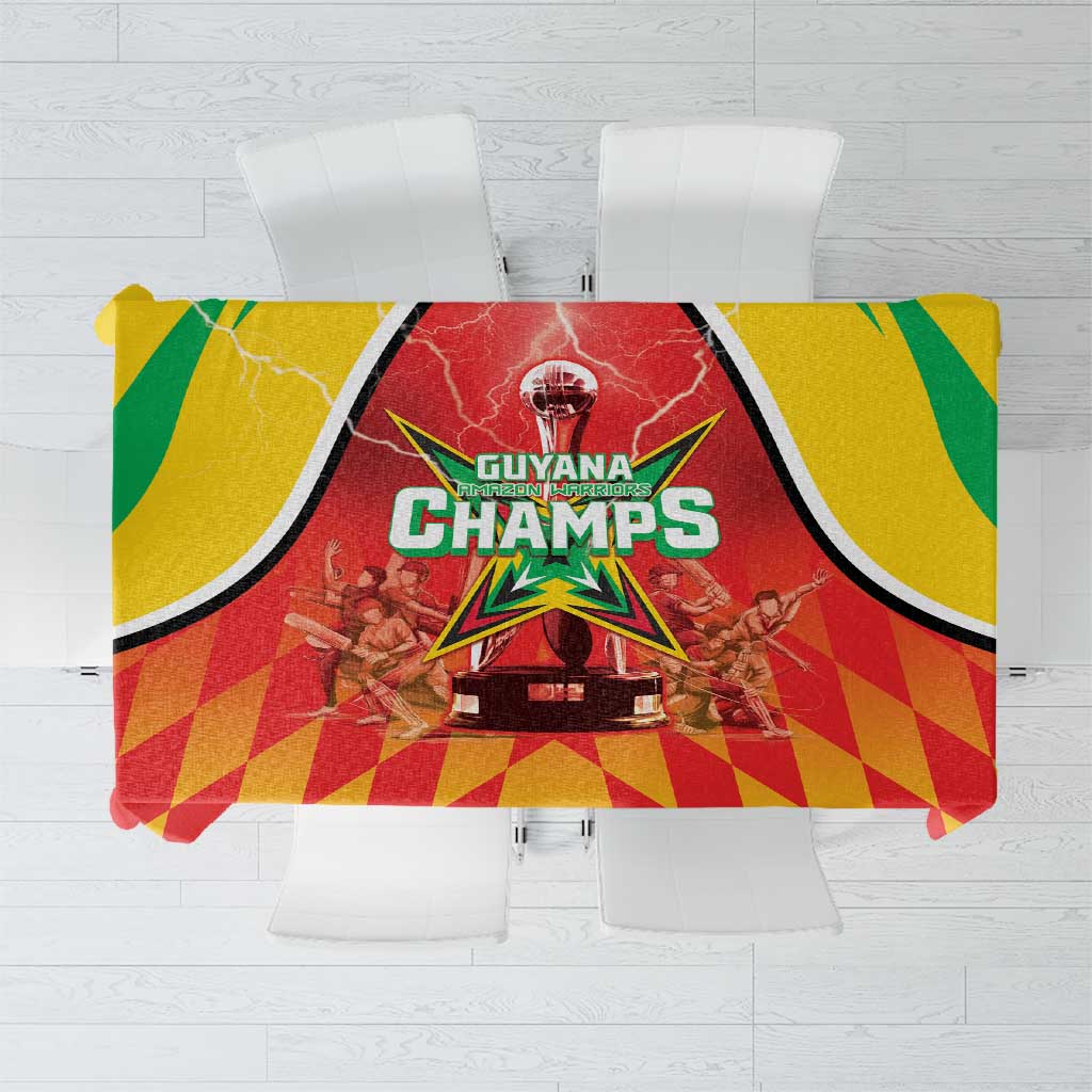 Guyana Cricket Tablecloth Amazon Warriors Glorious Victory - Wonder Print Shop