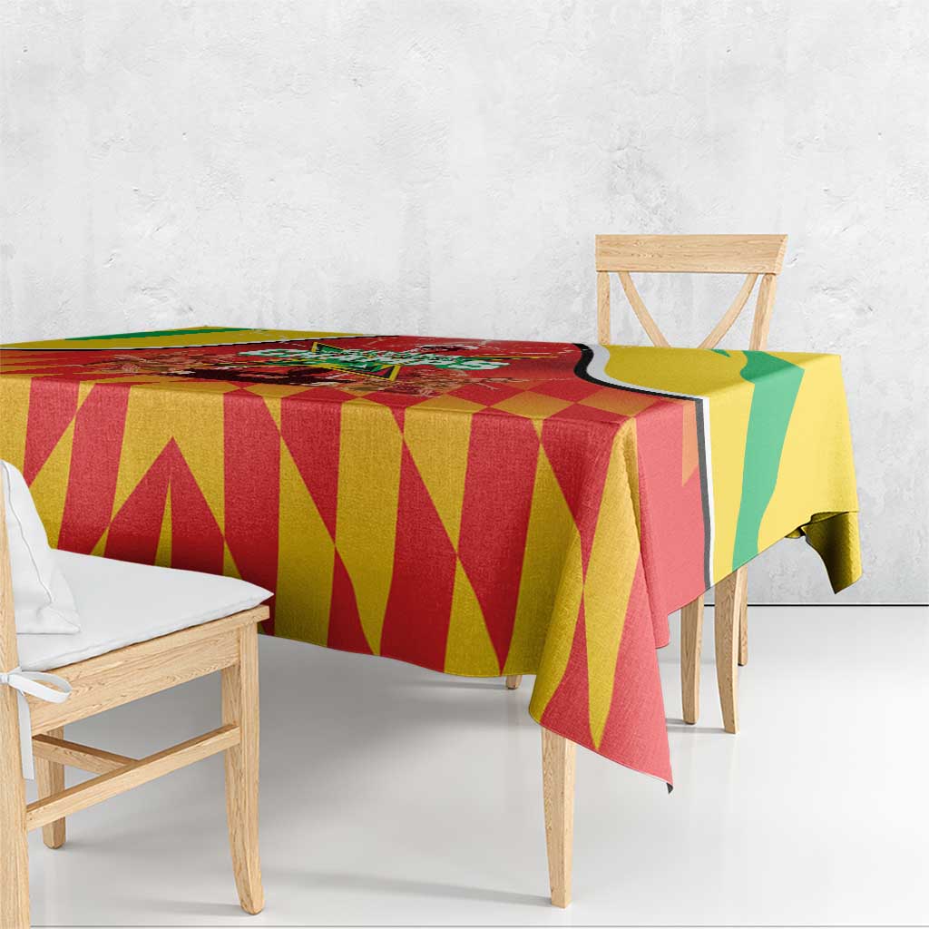 Guyana Cricket Tablecloth Amazon Warriors Glorious Victory - Wonder Print Shop