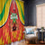 Guyana Cricket Window Curtain Amazon Warriors Glorious Victory - Wonder Print Shop