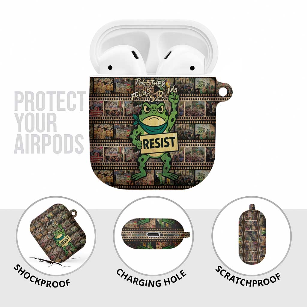 Resist Frog AirPods Case Protest Free Portland LT05