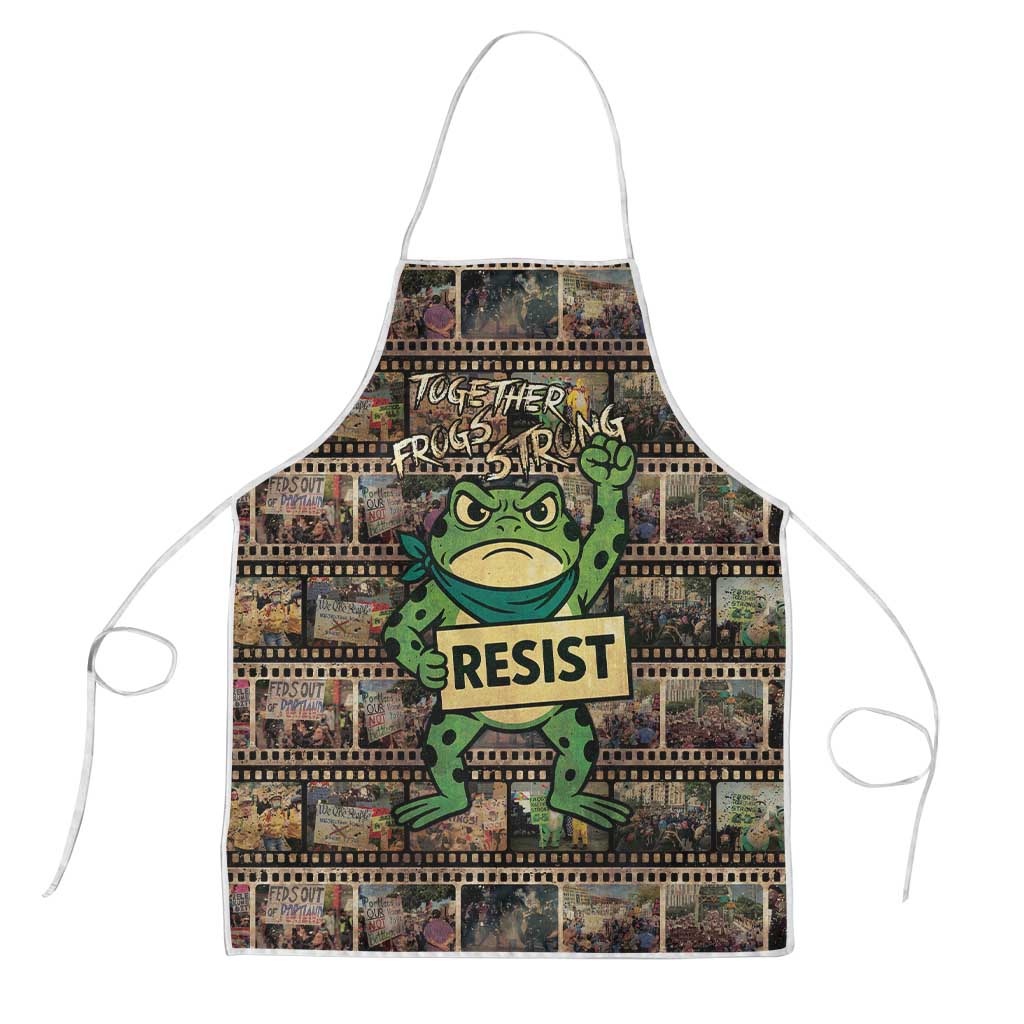 Resist Frog Apron Protest Free Portland LT05