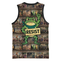 Resist Frog Basketball Jersey Protest Free Portland LT05