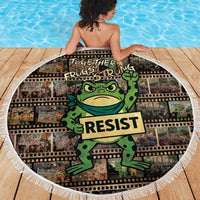 Resist Frog Beach Blanket Protest Free Portland LT05
