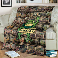 Resist Frog Blanket Protest Free Portland LT05