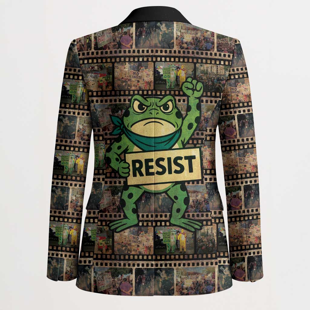Resist Frog Blazer Protest Free Portland LT05