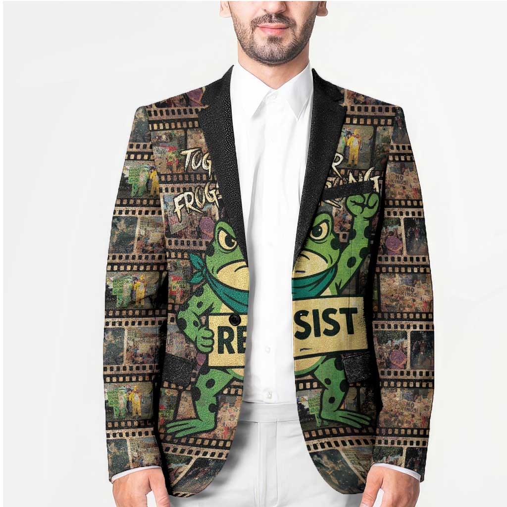 Resist Frog Blazer Protest Free Portland LT05