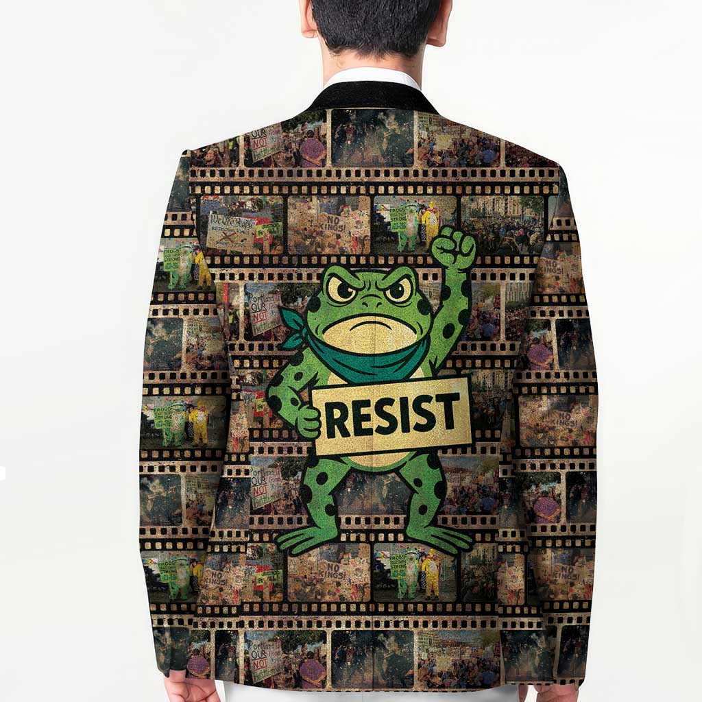 Resist Frog Blazer Protest Free Portland LT05
