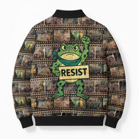 Resist Frog Bomber Puffer Jacket Protest Free Portland LT05