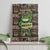 Resist Frog Canvas Wall Art Protest Free Portland LT05