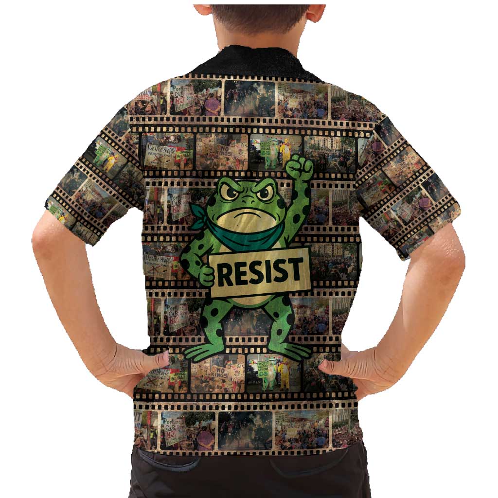Resist Frog Family Matching Mermaid Dress and Hawaiian Shirt Protest Free Portland LT05