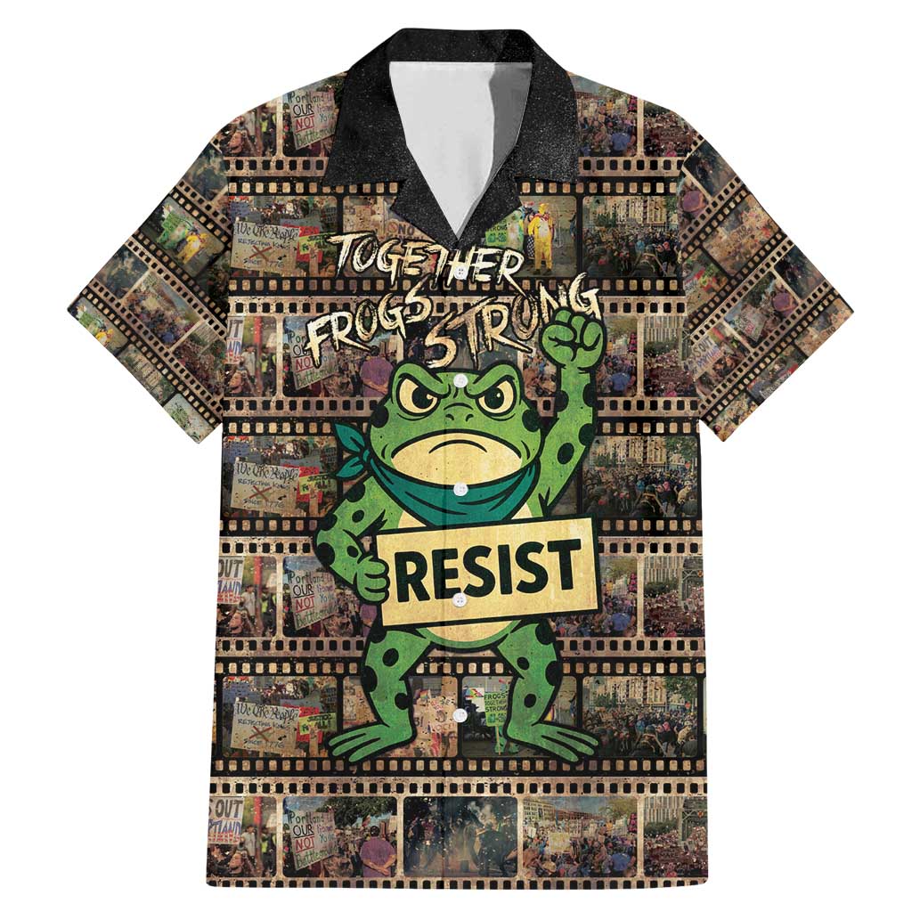 Resist Frog Family Matching Mermaid Dress and Hawaiian Shirt Protest Free Portland LT05