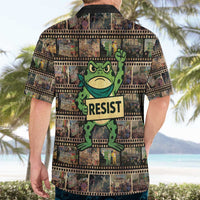 Resist Frog Hawaiian Shirt Protest Free Portland LT05