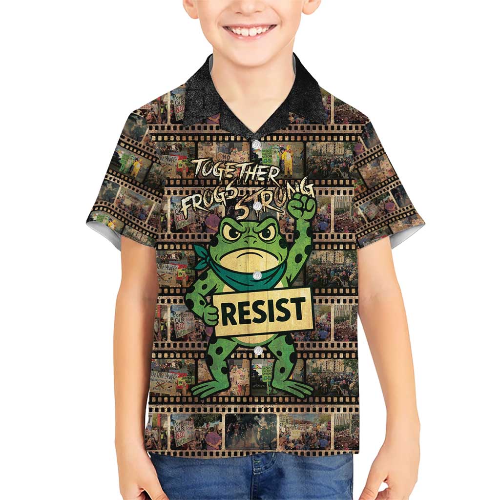 Resist Frog Hawaiian Shirt Protest Free Portland LT05
