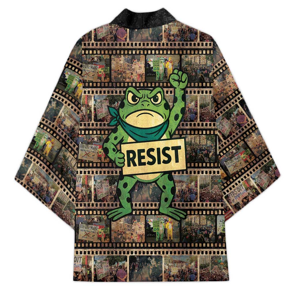 Resist Frog Kimono Protest Free Portland LT05