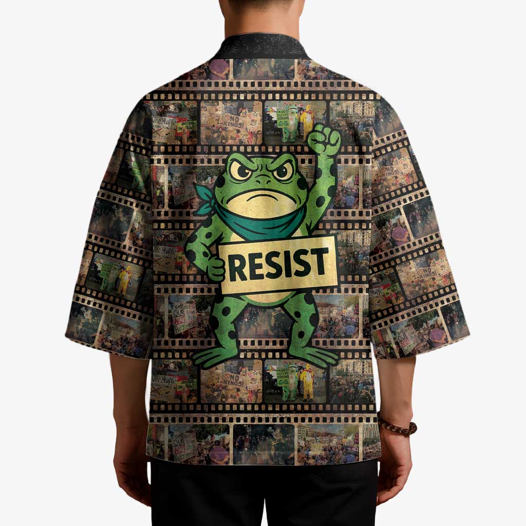 Resist Frog Kimono Protest Free Portland LT05