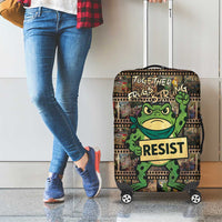 Resist Frog Luggage Cover Protest Free Portland LT05