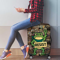 Resist Frog Luggage Cover Protest Free Portland LT05