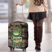 Resist Frog Luggage Cover Protest Free Portland LT05