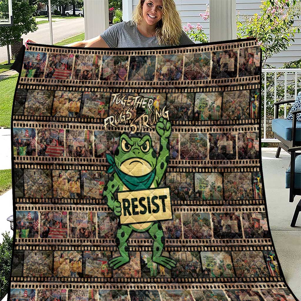 Resist Frog Quilt Protest Free Portland LT05