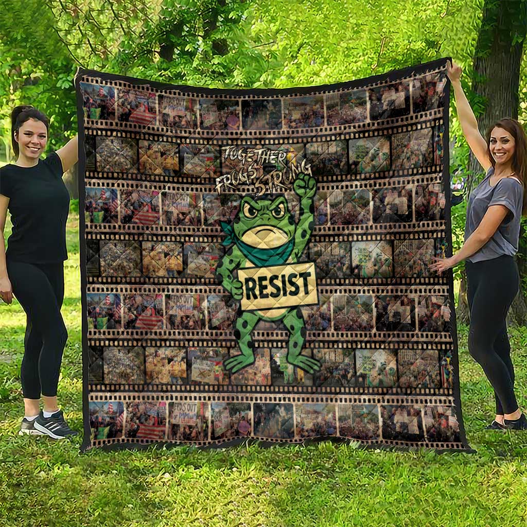 Resist Frog Quilt Protest Free Portland LT05