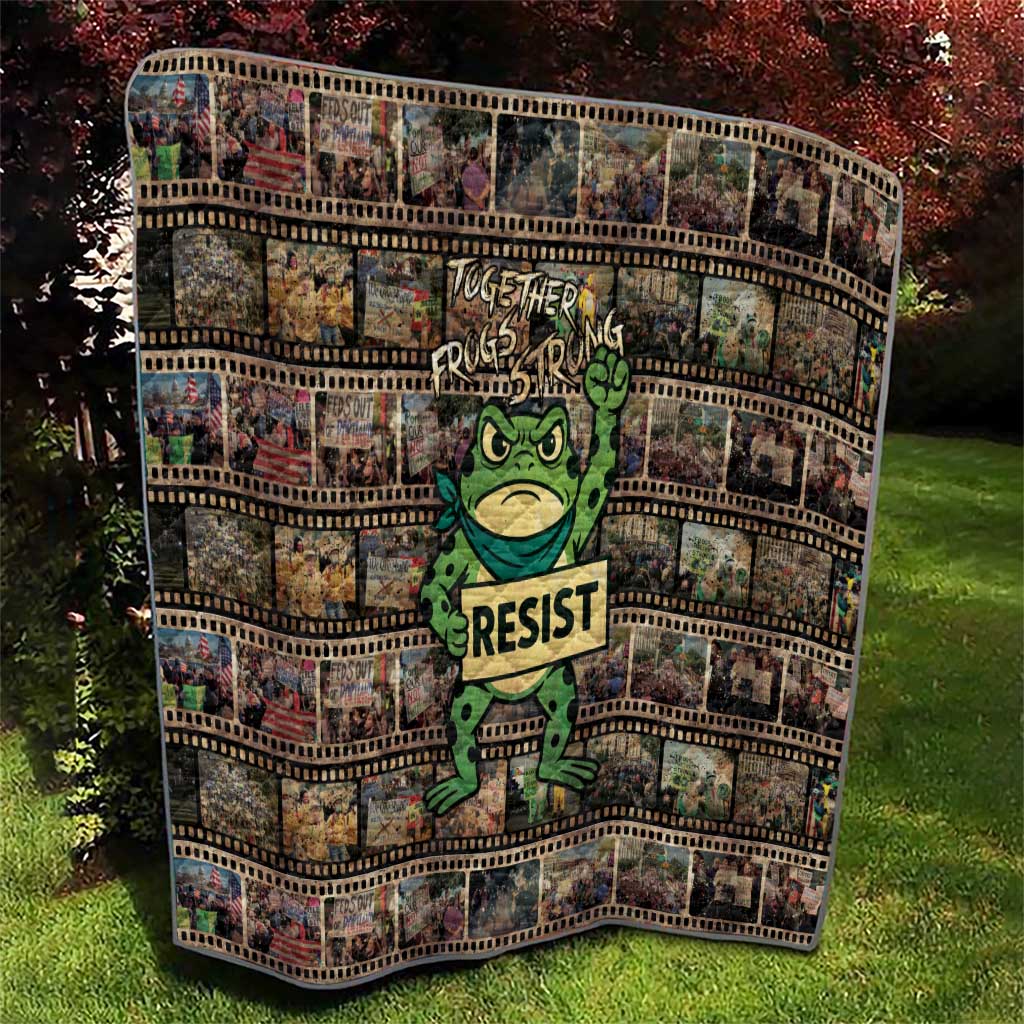 Resist Frog Quilt Protest Free Portland LT05